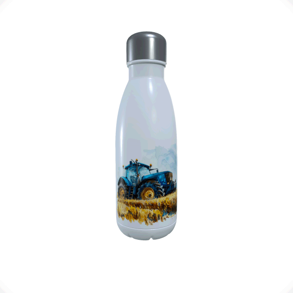 Blue Tractor Thermal Drinks Bottle - upto 12 hrs hot, 24hr cold